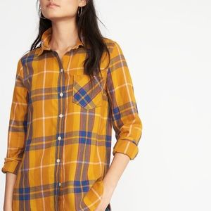 Yellow Plaid Flannel
